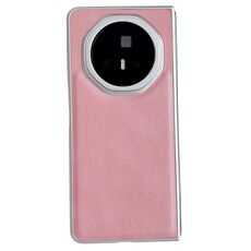 Custodia in pelle effetto pelle metallizzata per Honor Magic V3 (rosa)