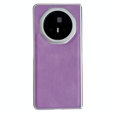 Custodia in pelle effetto pelle metallizzata per Honor Magic V3 (viola)