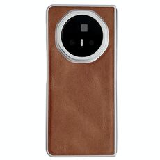 Custodia in pelle effetto pelle metallizzata per Honor Magic V3 (marrone)