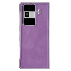 Custodia in pelle effetto pelle metallizzata per Honor Magic VS3 (viola)