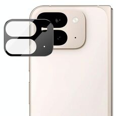 Per Google Pixel 9 Pro Fold IMAK Pellicola in vetro per obiettivo fotocamera posteriore Versione nera