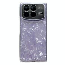 Per Xiaomi Mix Fold 4 Custodia per telefono con texture a conchiglia perlescente (rosa)
