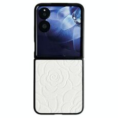 Per Xiaomi Mix Flip Impression Camellia Pattern Custodia protettiva per telefono (bianco)