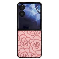 Per Xiaomi Mix Flip Impression Camellia Pattern Custodia protettiva per telefono (rosa)