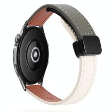 Cinturino in microfibra in pelle con fibbia magnetica sottile da 22 mm per Huawei Watch GT4 46 mm (rosa Sakura)