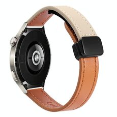 Cinturino in microfibra in pelle con fibbia magnetica sottile da 22 mm per Huawei Watch 4 Pro (lavanda)