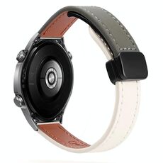 Cinturino in microfibra in pelle con fibbia magnetica sottile da 22 mm per Huawei Watch Ultimate (rosa Sakura)