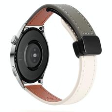 Cinturino in microfibra in pelle con fibbia magnetica sottile da 22 mm per Huawei Watch 3 Pro Nuovo (rosa Sakura)