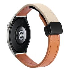 Cinturino in microfibra in pelle con fibbia magnetica sottile da 22 mm per Huawei Watch GT3 Pro 46 mm (lavanda)
