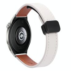 Cinturino in microfibra in pelle con fibbia magnetica sottile da 22 mm per Huawei Watch GT3 Pro 46 mm (rosa + albicocca)