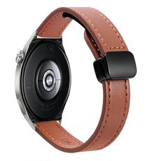 Cinturino in microfibra in pelle con fibbia magnetica sottile da 22 mm per Huawei Watch GT3 Pro 46 mm (verde avocado)