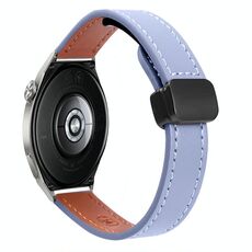 Cinturino in microfibra in pelle con fibbia magnetica sottile da 22 mm per Huawei Watch GT3 Pro 46 mm (albicocca + verde avocado)