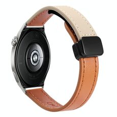 Cinturino in microfibra in pelle con fibbia magnetica sottile da 22 mm per Huawei Watch GT3 46 mm (lavanda)