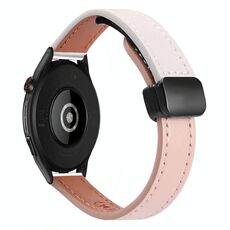 Cinturino per orologio in microfibra con fibbia magnetica sottile da 22 mm per Huawei Watch GT Runner (grigio elefante vitello)