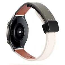 Cinturino per orologio in microfibra con fibbia magnetica sottile da 22 mm per Huawei Watch GT2 Pro (rosa Sakura)