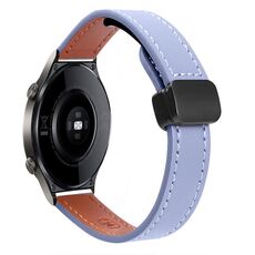 Cinturino in microfibra in pelle con fibbia magnetica sottile da 22 mm per Huawei Watch GT2 Pro (albicocca + verde avocado)