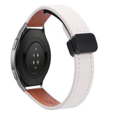 Cinturino in microfibra in pelle con fibbia magnetica sottile da 22 mm per Huawei Watch GT 2e (rosa + albicocca)
