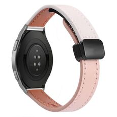 Cinturino in microfibra in pelle con fibbia magnetica sottile da 22 mm per Huawei Watch GT 2e (grigio elefante vitello)