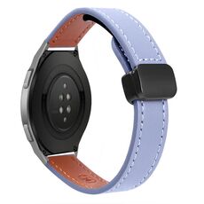 Cinturino in microfibra in pelle con fibbia magnetica sottile da 22 mm per Huawei Watch GT 2e (albicocca + verde avocado)