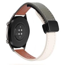 Cinturino per orologio in microfibra con fibbia magnetica sottile da 22 mm per Huawei Watch GT (rosa Sakura)