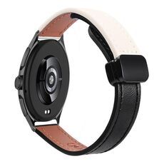 Per Xiaomi Watch 2 22mm Slim Magnetic Buckle Microfiber Leather Watch Band (marrone moka)