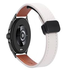 Per Xiaomi Watch 2 22mm Slim Magnetic Buckle Microfiber Leather Watch Band (Rosa + Albicocca)