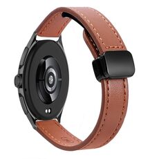 Per Xiaomi Watch 2 22mm Slim Magnetic Buckle Microfiber Leather Watch Band (Avocado Green)