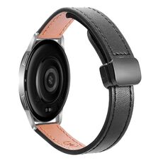 Per Xiaomi Watch S3 22mm Slim Magnetic Buckle Microfiber Leather Watch Band (Aimaorange+Crema Albicocca)