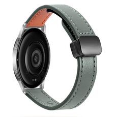 Per Xiaomi Watch S3 22mm Slim Magnetic Buckle Microfiber Leather Watch Band (Nero)