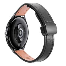 Per Xiaomi Watch 2 Pro 22mm Slim Magnetic Buckle Microfiber Leather Watch Band (Aimaorange+Crema Albicocca)