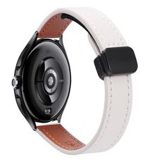 Per Xiaomi Watch 2 Pro 22mm Slim Magnetic Buckle Microfiber Leather Watch Band (Rosa+Albicocca)