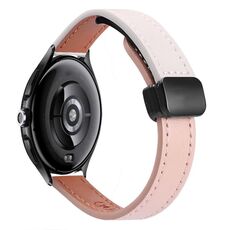 Per Xiaomi Watch 2 Pro 22mm Slim Magnetic Buckle Microfiber Leather Watch Band (Vitello Elephant Grey)