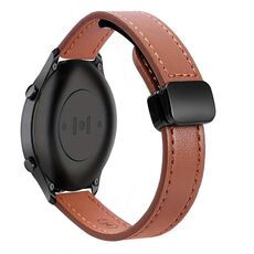 Per Xiaomi Watch S2 22mm Slim Magnetic Buckle Microfiber Leather Watch Band (Avocado Green)