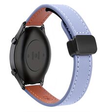 Per Xiaomi Watch S2 22mm Slim Magnetic Buckle Microfiber Leather Watch Band (Albicocca + Verde Avocado)