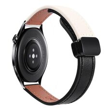 Per Xiaomi Watch S1 Pro 22mm Slim Magnetic Buckle Microfiber Leather Watch Band (marrone moka)