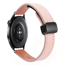 Per Xiaomi Watch S1 Pro 22mm Slim Magnetic Buckle Microfiber Leather Watch Band (Nero+Albicocca)