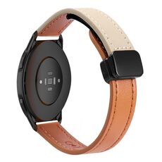 Per Xiaomi Watch Color 2 22mm Slim Magnetic Buckle Microfiber Leather Watch Band (Lavanda)