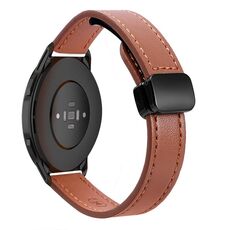 Per Xiaomi Watch Color 2 22mm Slim Magnetic Buckle Microfiber Leather Watch Band (Avocado Green)
