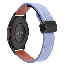 Per Xiaomi Watch Color 2 22mm Slim Magnetic Buckle Microfiber Leather Watch Band (Albicocca + Verde Avocado)