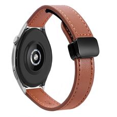 Per Honor Watch 4 Pro 22mm Slim Magnetic Buckle Microfibra Cinturino in Pelle (Verde Avocado)