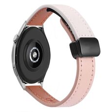 Cinturino per orologio in pelle microfibra con fibbia magnetica sottile da 22 mm per Honor Watch 4 Pro (vitello grigio elefante)