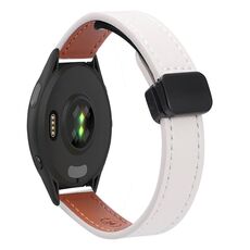 Per Honor Watch GS 3i 22mm Slim Magnetic Buckle Microfibra Cinturino in Pelle (Rosa + Albicocca)