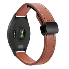 Per Honor Watch GS 3i 22 mm cinturino sottile in pelle microfibra con fibbia magnetica (verde avocado)