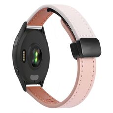 Per Honor Watch GS 3i 22 mm cinturino sottile in pelle microfibra con fibbia magnetica (vitello grigio elefante)