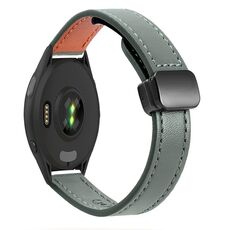 Per Honor Watch GS 3i 22mm Slim Magnetic Buckle Microfibra Cinturino in Pelle (Nero)
