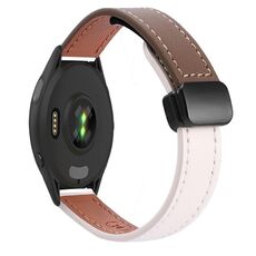 Per Honor Watch GS 3 22mm Slim Magnetic Buckle Microfiber Leather Watch Band (Albicocca)