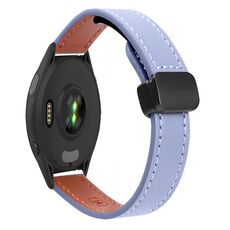 Per Honor Watch GS 3 22mm Slim Magnetic Buckle Microfiber Leather Watch Band (Albicocca+Verde Avocado)
