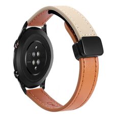 Per Honor Watch Dream 22mm Slim Magnetic Buckle Microfibra Cinturino in Pelle per Orologio (Lavanda)