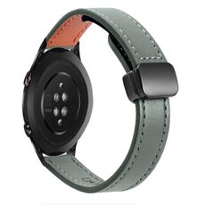 Per Honor Watch Dream 22mm Slim Magnetic Buckle Microfibra Cinturino in Pelle per Orologio (Nero)