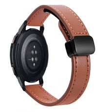 Per Honor Watch GS Pro 22mm Slim Cinturino in pelle microfibra con fibbia magnetica (verde avocado)